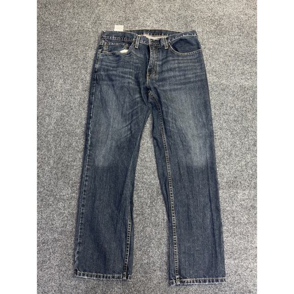 Levi's 559 Mens 34x30 Straight Leg Dark Wash Denimi Jeans - Picture 1 of 8